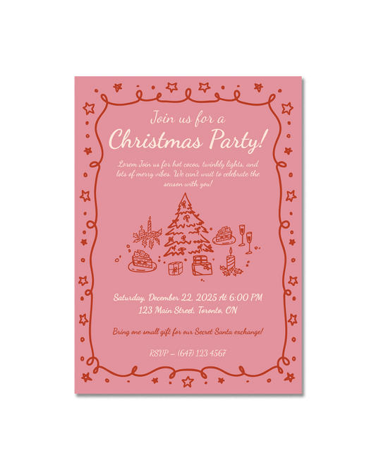Holiday Season Party Invitation 01