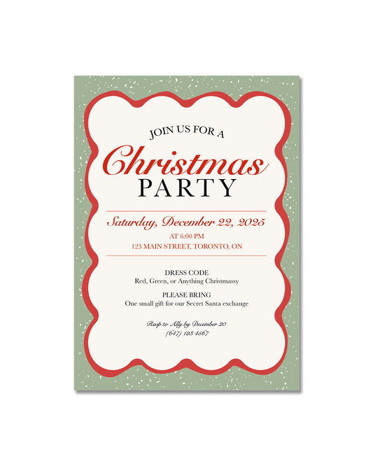 Holiday Season Party Invitation 03