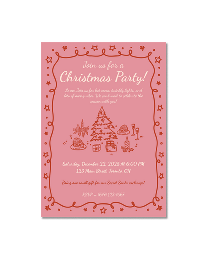 Holiday Season Party Invitation 01