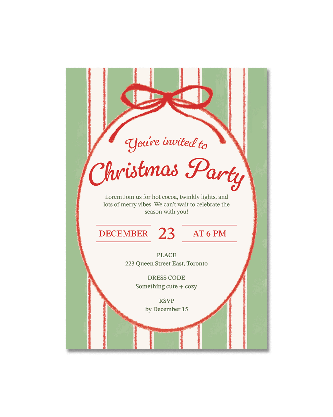 Holiday Season Party Invitation 02