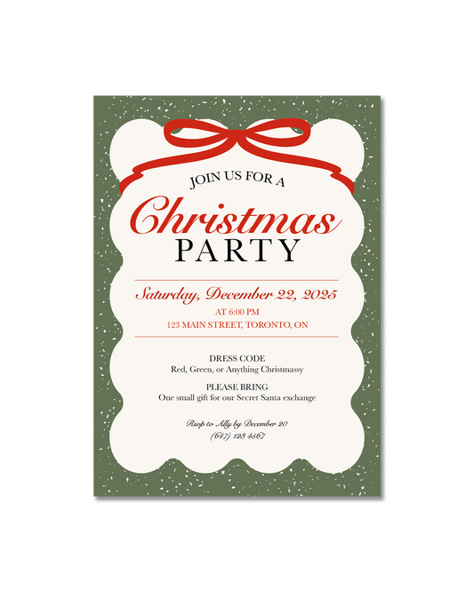 Holiday Season Party Invitation 04