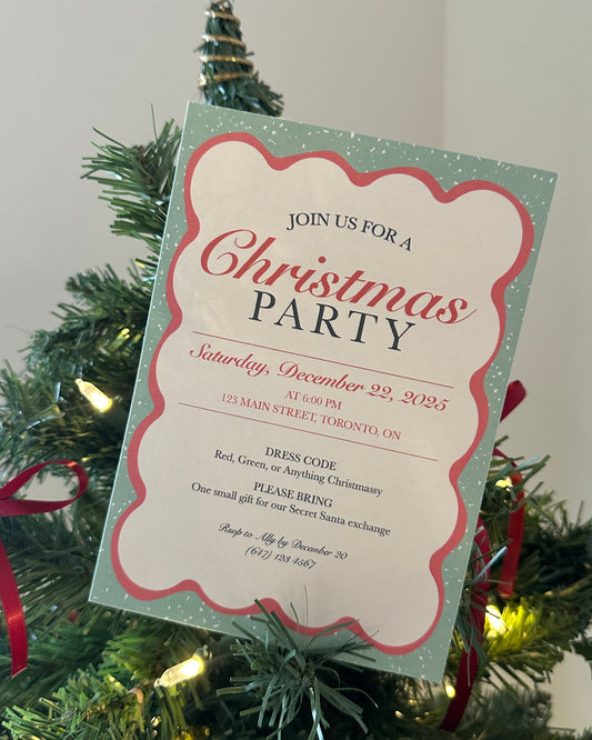 Holiday Season Party Invitation 03