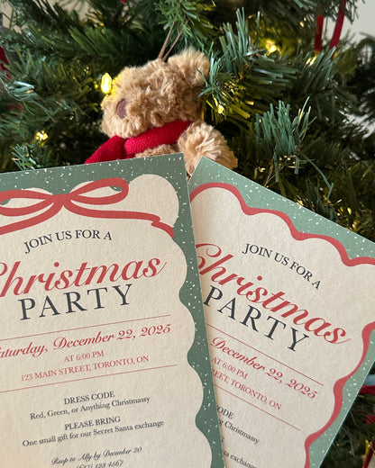 Holiday Season Party Invitation 04