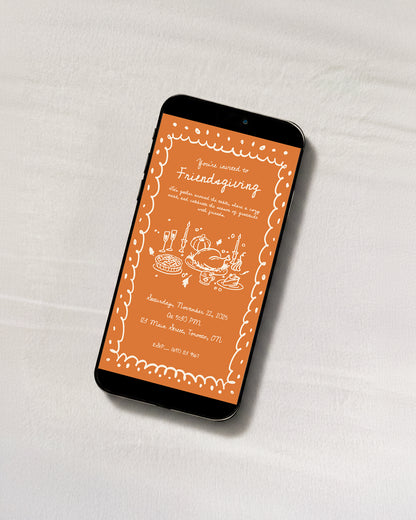 Thanksgiving Party Invitation – Mobile Invites